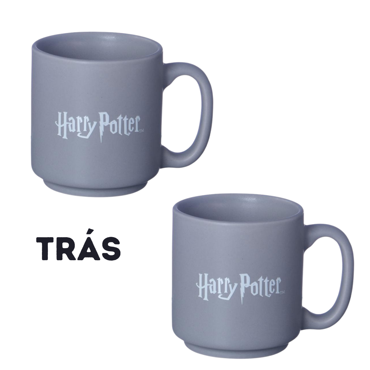 Kit Mini Xícaras Brasão de Hogwarts 2 unidades 100ml em Cerâmica