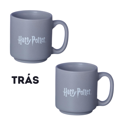 Kit Mini Xícaras Brasão de Hogwarts 2 unidades 100ml em Cerâmica