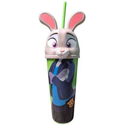Copo Zootopia 2 Judy Hopps Coelho Formato Cinema 2025 900ml