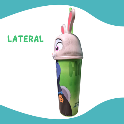 Copo Zootopia 2 Judy Hopps Coelho Formato Cinema 2025 900ml