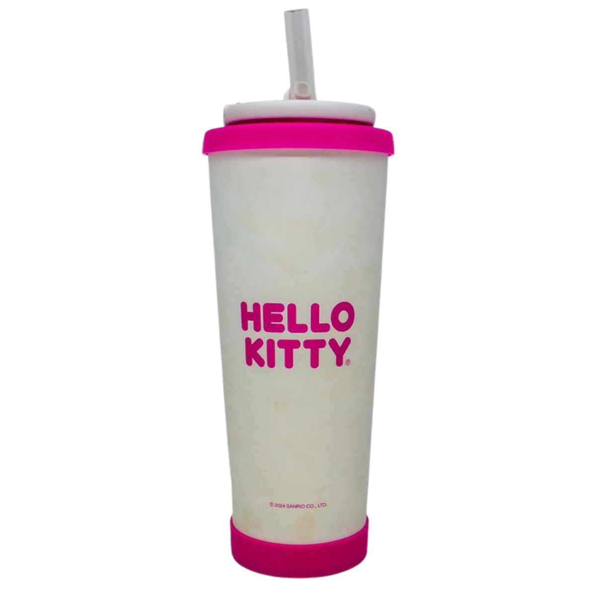 Copo Térmico Hello Kitty 850ml Inox com Canudo e Base Antiderrapante – Mantém Gelado até 8h + Brinde