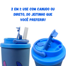 Copo Stitch 850ml – Térmico Oficial Disney + Brinde