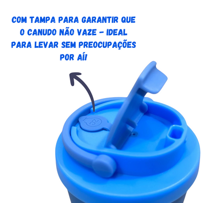 Copo Stitch 850ml – Térmico Oficial Disney + Brinde