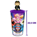 Copo Infantil 3D Rubble Patrulha Canina 22cm – Plástico Seguro Ideal para Aventuras do Dia a Dia