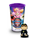 Copo Infantil 3D Rubble Patrulha Canina 22cm – Plástico Seguro Ideal para Aventuras do Dia a Dia