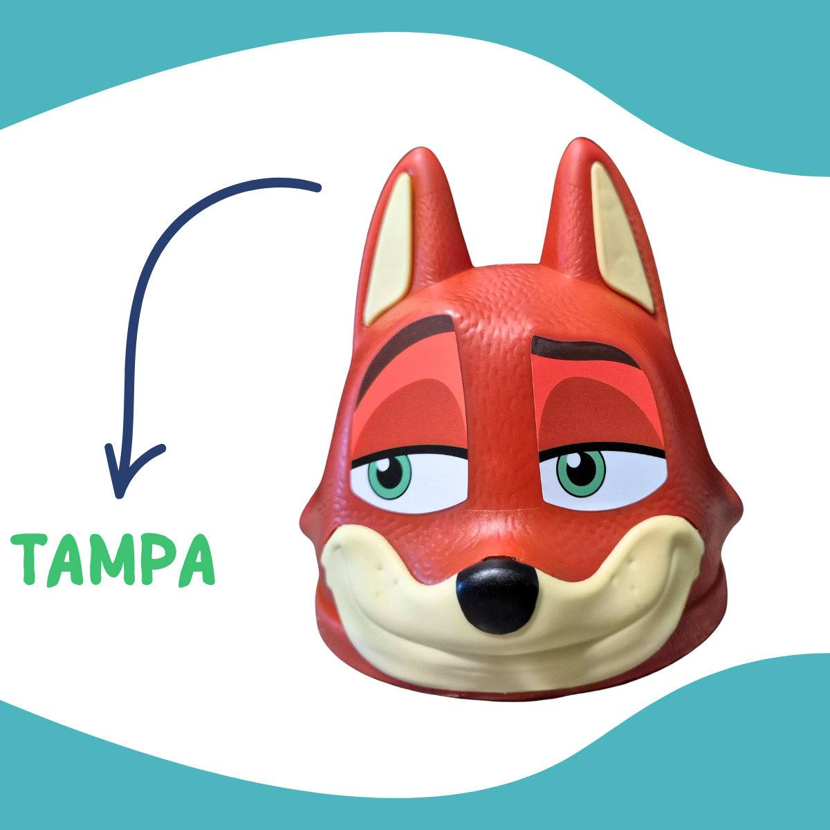 Copo Zootopia 2 Nick Wilde Raposa Formato Cinema 2025 900ml
