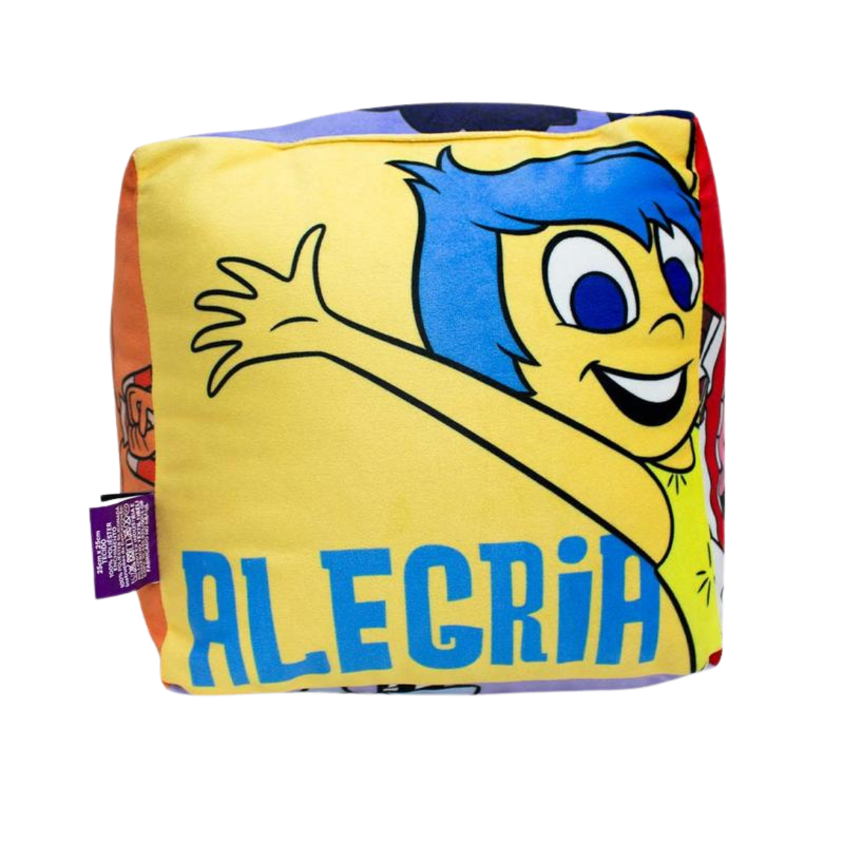 Almofada Cubo Divertida Mente 3D