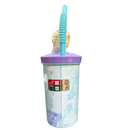 Copo 3d Frozen Elsa Tampa Canudo 360ml