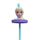 Copo 3d Frozen Elsa Tampa Canudo 360ml