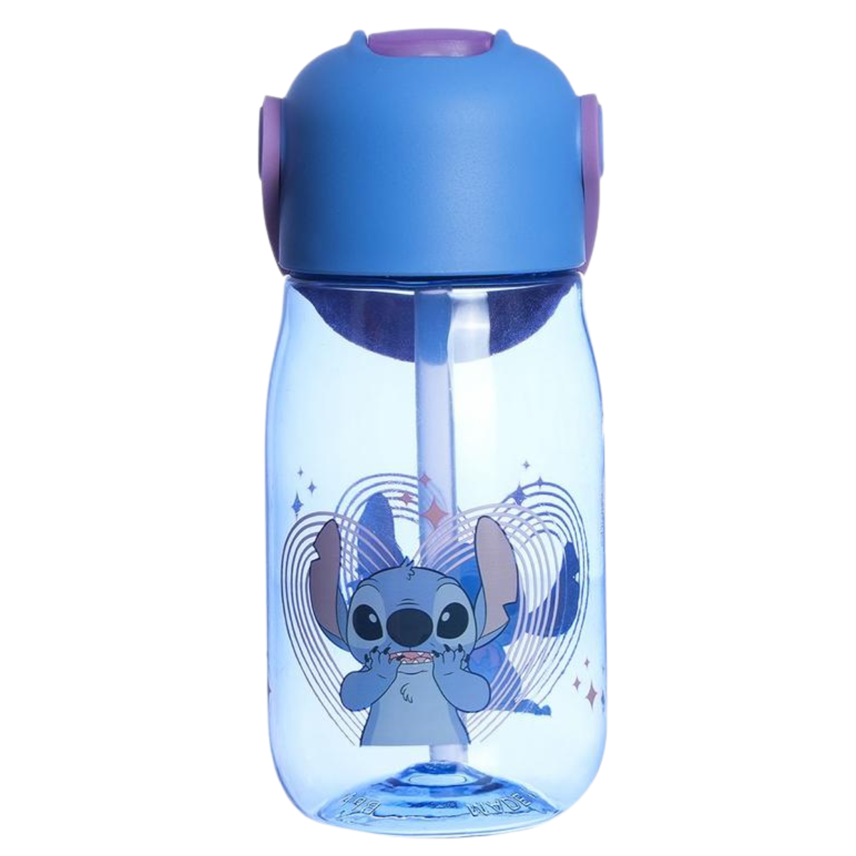 Garrafa Flip Stitch Infantil com Tampa Canudo e Alça 400ml