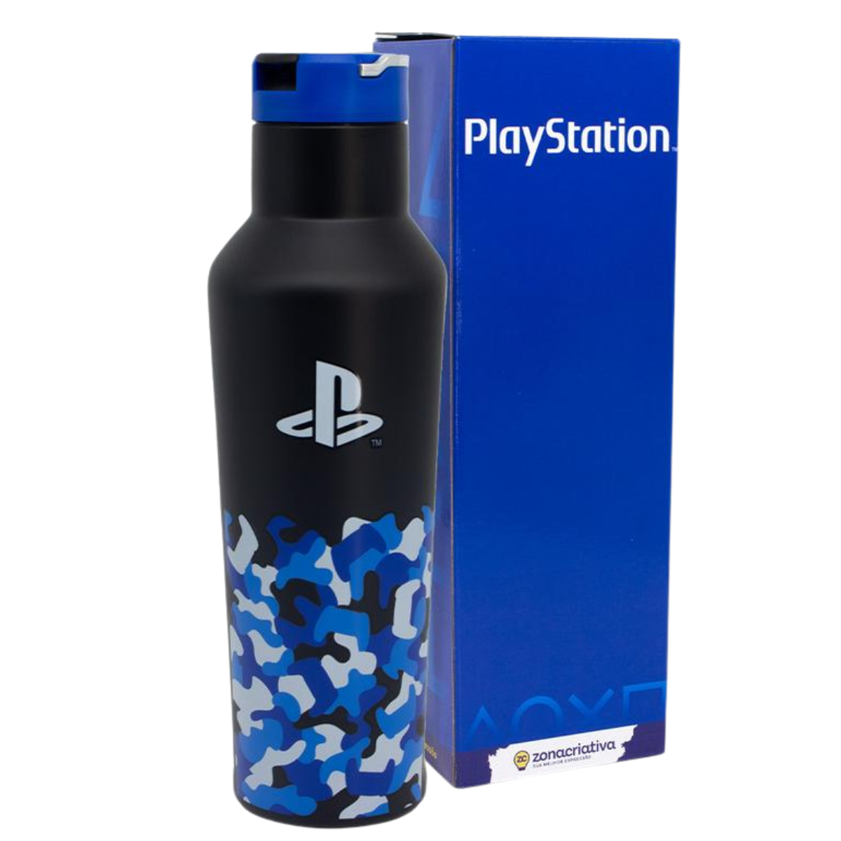 Garrafa Térmica Inox Playstation 600ml