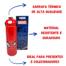Garrafa Térmica Excalibur Homem Aranha Spiderman 700ml