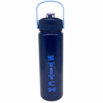 Garrafa Térmica Inox Stitch Com Alça e Botão Click 700ml