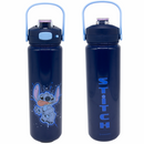Garrafa Térmica Inox Stitch Com Alça e Botão Click 700ml