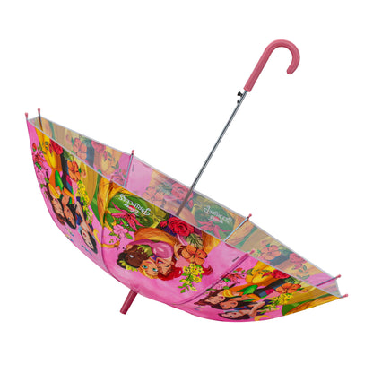 Guarda-Chuva Sombrinha Infantil Princesas Automático Plástico