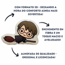 Almofada Harry Potter 3D Formato Voando em Veludo com Fibra Decoração + Brinde Especial