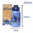 Garrafa Térmica Stitch 500ml – Aço Inox com Tampa de Rosca e Alça