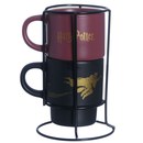 Kit Caneca Xícaras Empilhável Harry Potter Com Suporte 180ml