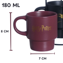 Kit Caneca Xícaras Empilhável Harry Potter Com Suporte 180ml