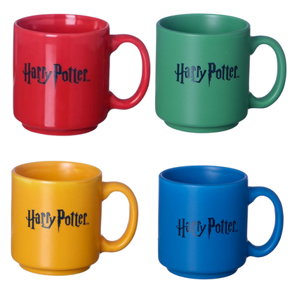 Kit 4 Mini Canecas Casas Escolas Hogwarts Harry Potter 100ml