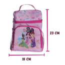 Lancheira Princesas Térmica Infantil com Alça e Bolso
