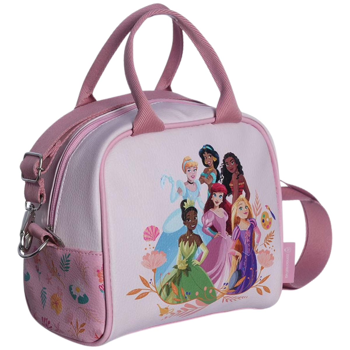 Lancheira Maleta Térmica Princesas com Alça Dupla Escola Passeios