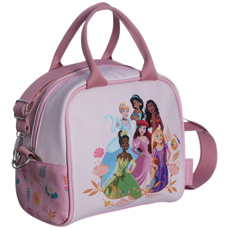 Lancheira Maleta Térmica Princesas com Alça Dupla