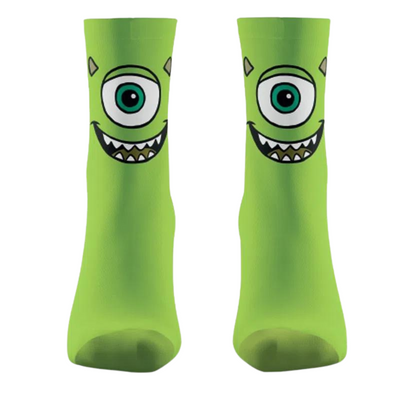 Meia Mike Wazowski Montros SA Cano Longo Tamanho Único