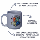 Mini Xícara Caneca Harry Potter com Brasão de Hogwarts – Cerâmica 100ml