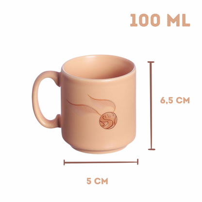 Mini Xícara Pomo de Ouro Harry Potter – Cerâmica 100ml