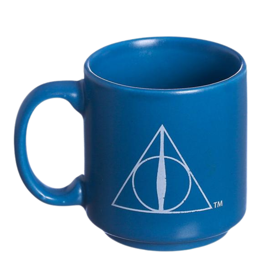 Mini Xícara Relíquias da Morte Harry Potter Cerâmica 100ml