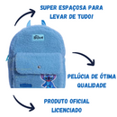 Mini Mochila Infantil Stitch Pelúcia