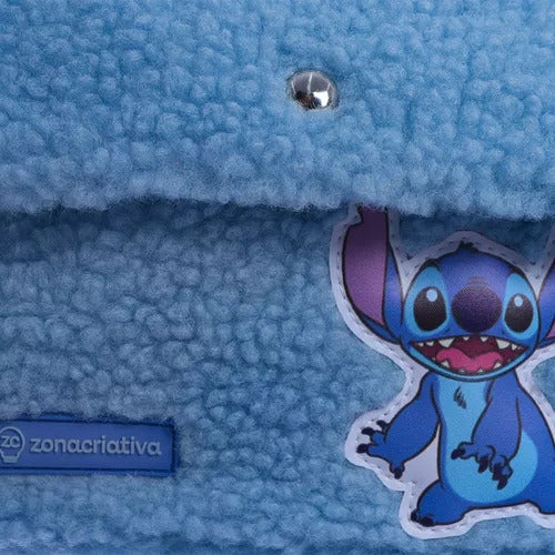 Mini Mochila Infantil Stitch Pelúcia