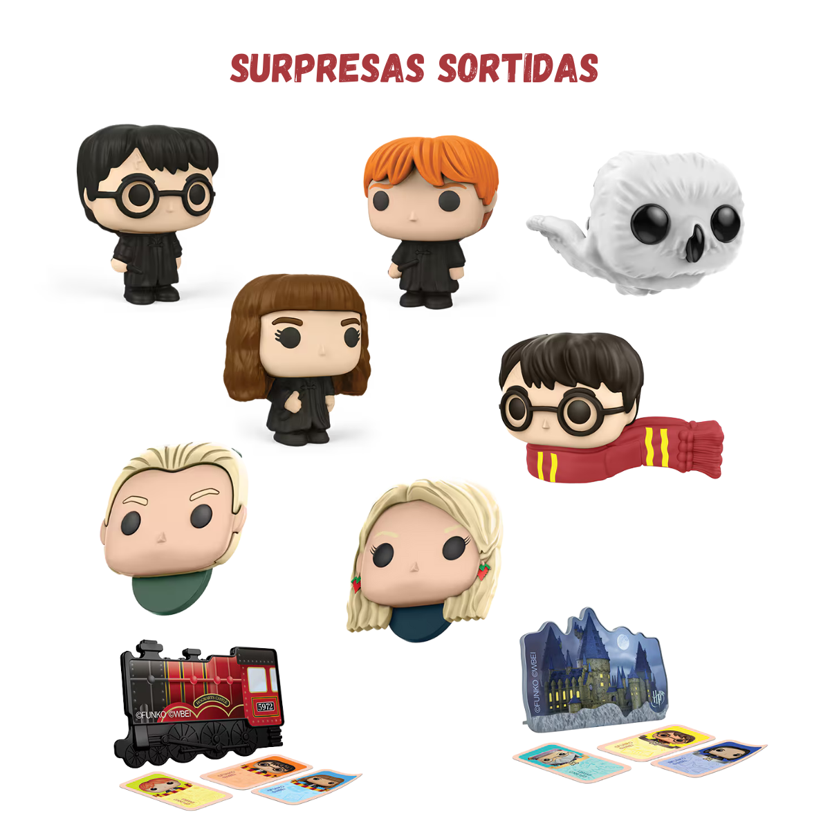 Kit com 5 Kinder Joy Harry Potter Surpresa Colecionável Sortida