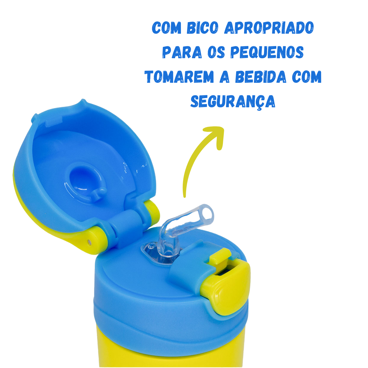 Garrafa Térmica Inox Bob Esponja Infantil Criança 350ml