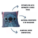 Almofada Stitch Disney 40x40cm Aveludada Macia Confortável