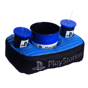 Kit Almofada Porta Pipoca Balde e Copos Playstation Video Game