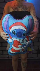 Almofada Stitch Natal Stitchmas Formato 3D