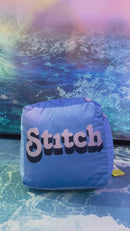 Almofada Stitch Formato Cubo Veludo 25x25cm