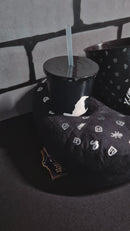 Kit Harry Potter Hogwarts com Almofada Porta Kit, 2 Copos, Balde 4,2L e Brinde Exclusivo