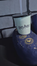 Kit Porta Pipoca Harry Potter Hogwarts com Almofada, 2 Copos, Balde 4,2L e Brinde Exclusivo